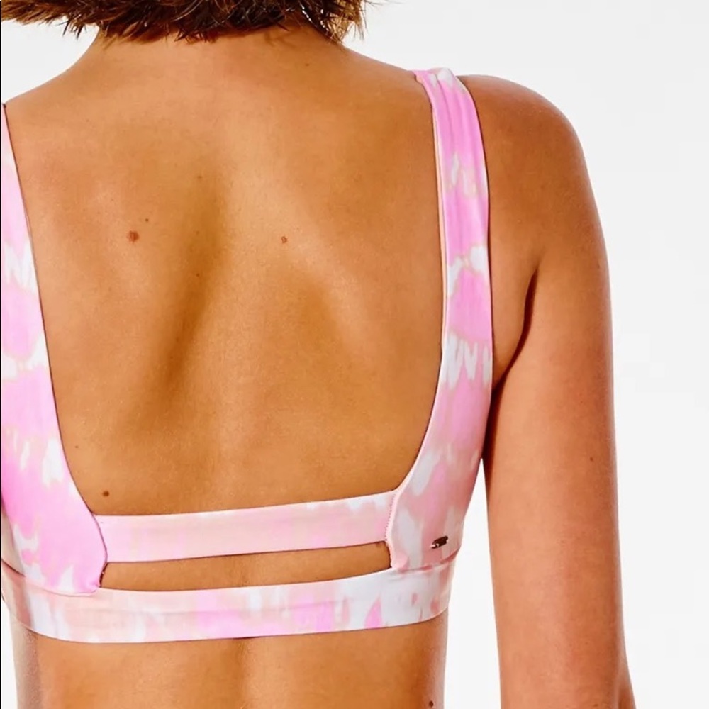 ☀️RIP CURL☀️ CLASSIC SURF CROP CLASSIC SURF CHEEKY PANT BIKINI SET - Picture 8 of 15